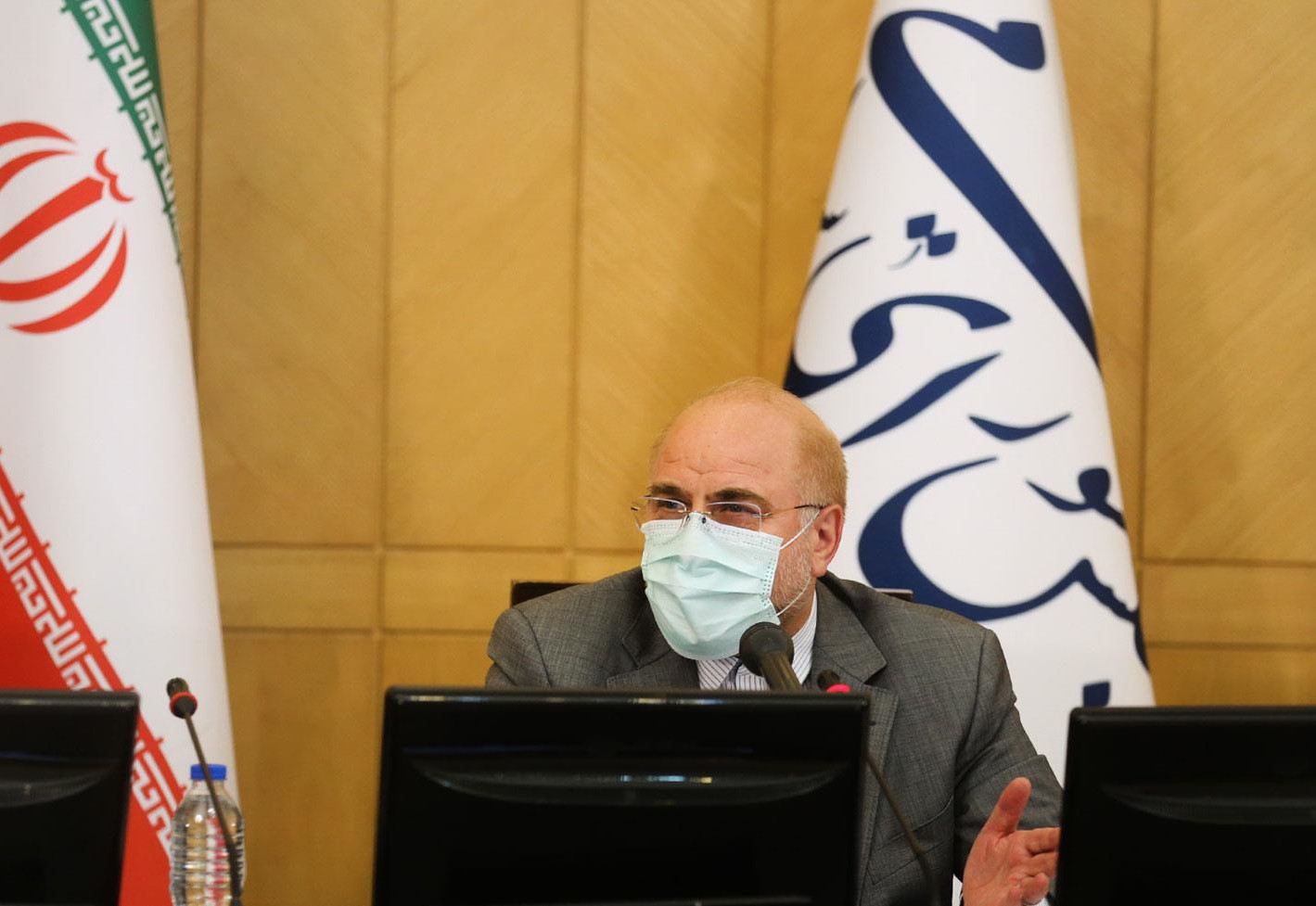 محمدباقر قالیباف، رییس مجلس شورای اسلامی در نخستین جلسه بررسی طرح صیانت از فضای مجازی در کمیسیون مشترک